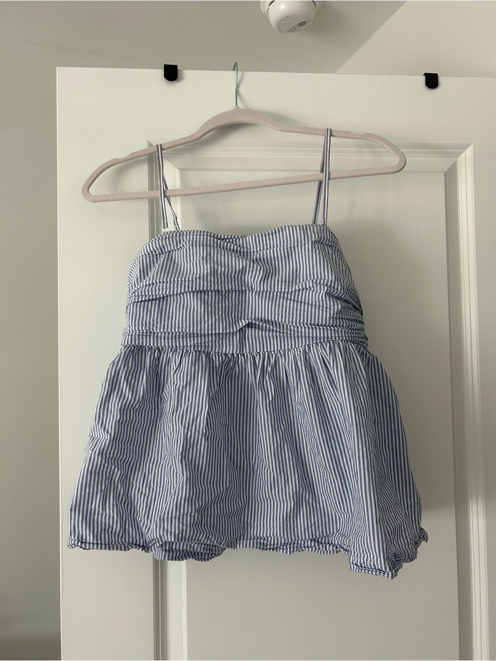 Lucky Brand Blue and White Striped Top